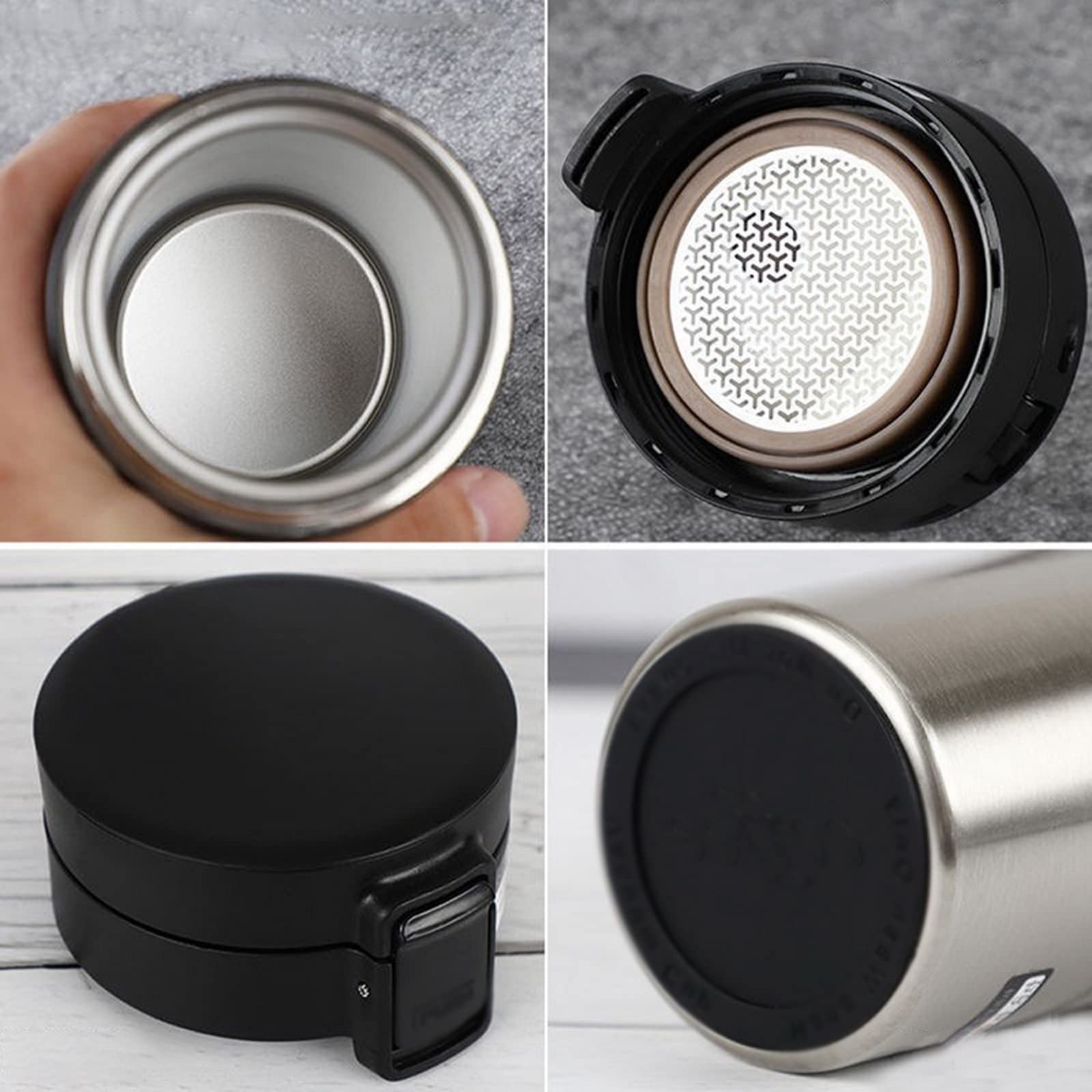 Vakuum Tasse 380ml Doppel Edelstahl 304 Kaffee Becher Auslaufsicher Thermos Becher Reise Thermal Cup Wasser Flasche für
