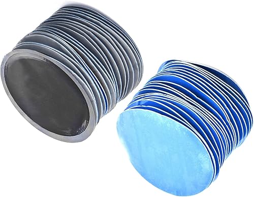 Miniatura 9 de 80 unidscaja de 2.283 in coche redondo caucho natural neumático reparación pinchazo frío parches tubeless kit de reparación de pinchazos herramienta