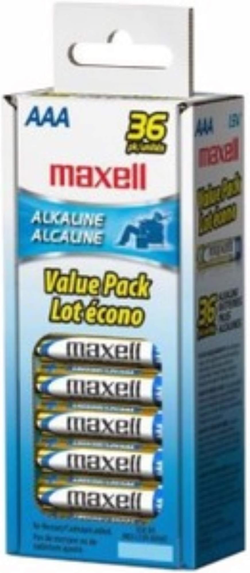 Maxell 723815 AAA Performance Long Lasting Alkaline Batteries - 36 Pack, Computer