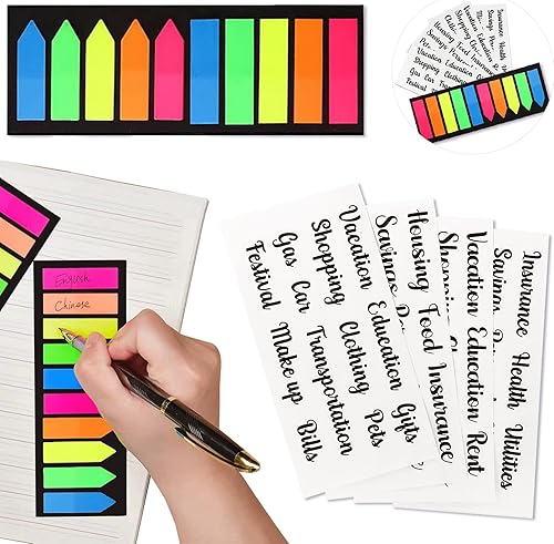 HITNEXT Bolsillos para carpeta, bolsas de dinero A6, 12 sobres de efectivo con cremallera de 6 anillos, bolsas de archivo de hojas sueltas,