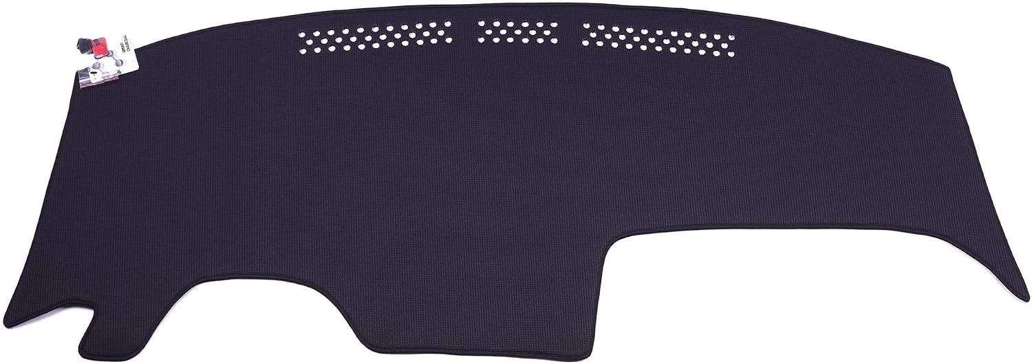 WellVisors Black Dash Mat Dashboard Cover Compatible with BMW 2014-2020 i3 & i3s i01