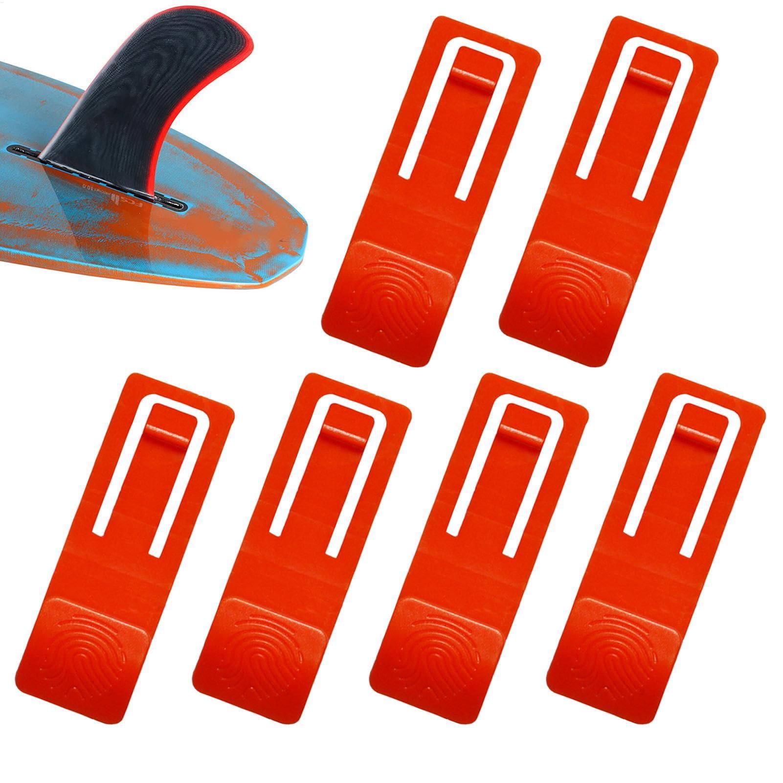 Pinna da paddle – Universall SUPP Fin | Fibbia per pinne per tavola da surf | Staffa per pinne per attrezzatura da surf | Clip per pinne per spartiacque 6 pinne da surf Chiusura base Pin fibbia di