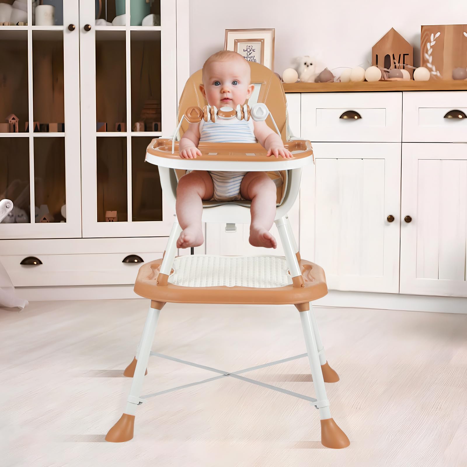 Trona Multiusos para Bebés y Niños Pequeños con Ajuste de Elevación