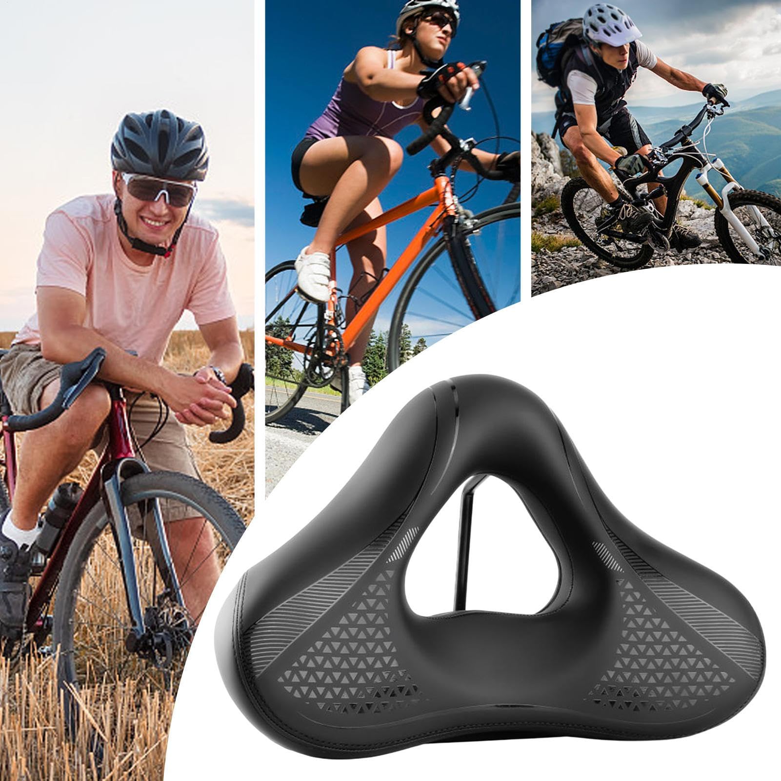 Per Sella Da Bicicletta - Antiscivolo Comodo E Largo | Per Sella Forato Per Bici | Per Pendolari Cicloturismo Ciclismo a Lunga Distanza Esercizio Quotidiano Appassionati di Sport