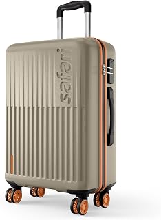 Safari Astra Neo 8 Wheels 76cm Large size Check-in Trolley Bag, Hard Case Polycarbonate, 360 Degree Wheeling Luggage for M... — Luggage