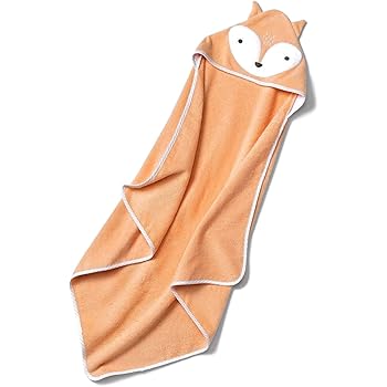 fox towel baby