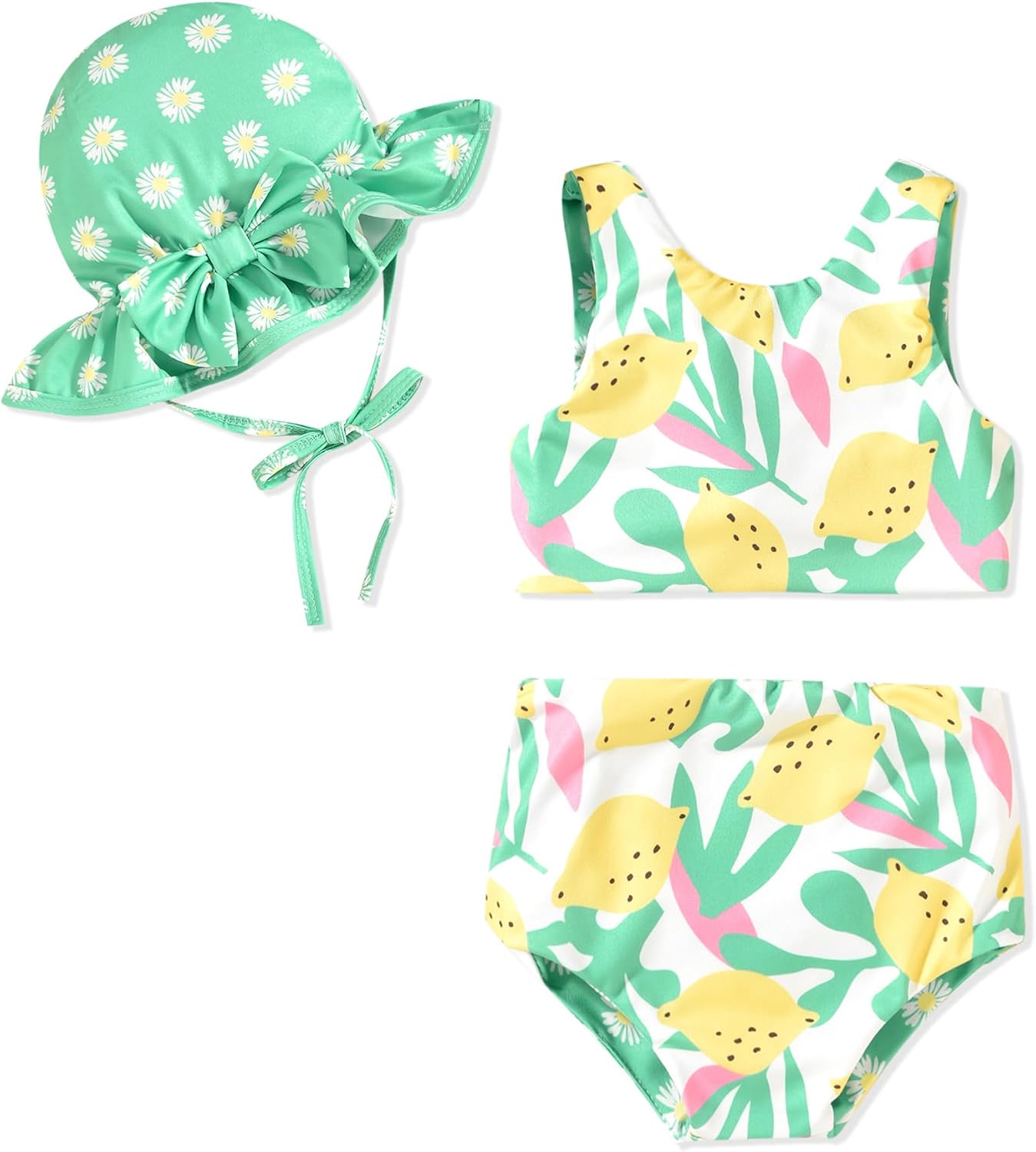 Toddler Baby Girls Reversible Swimsuit