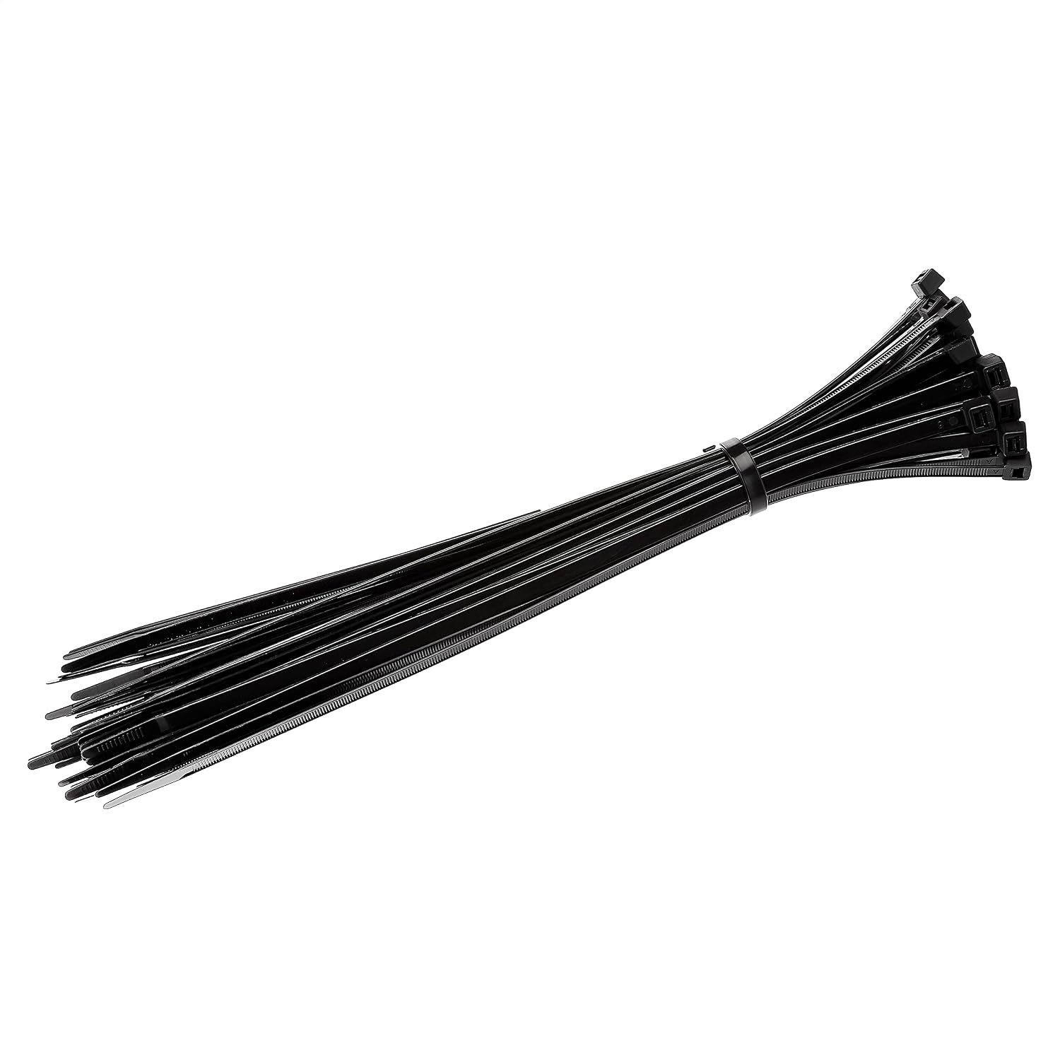 Amazon Basics Multi-Purpose Cable Ties - 18-Inch/450mm, 50-Piece, Black
