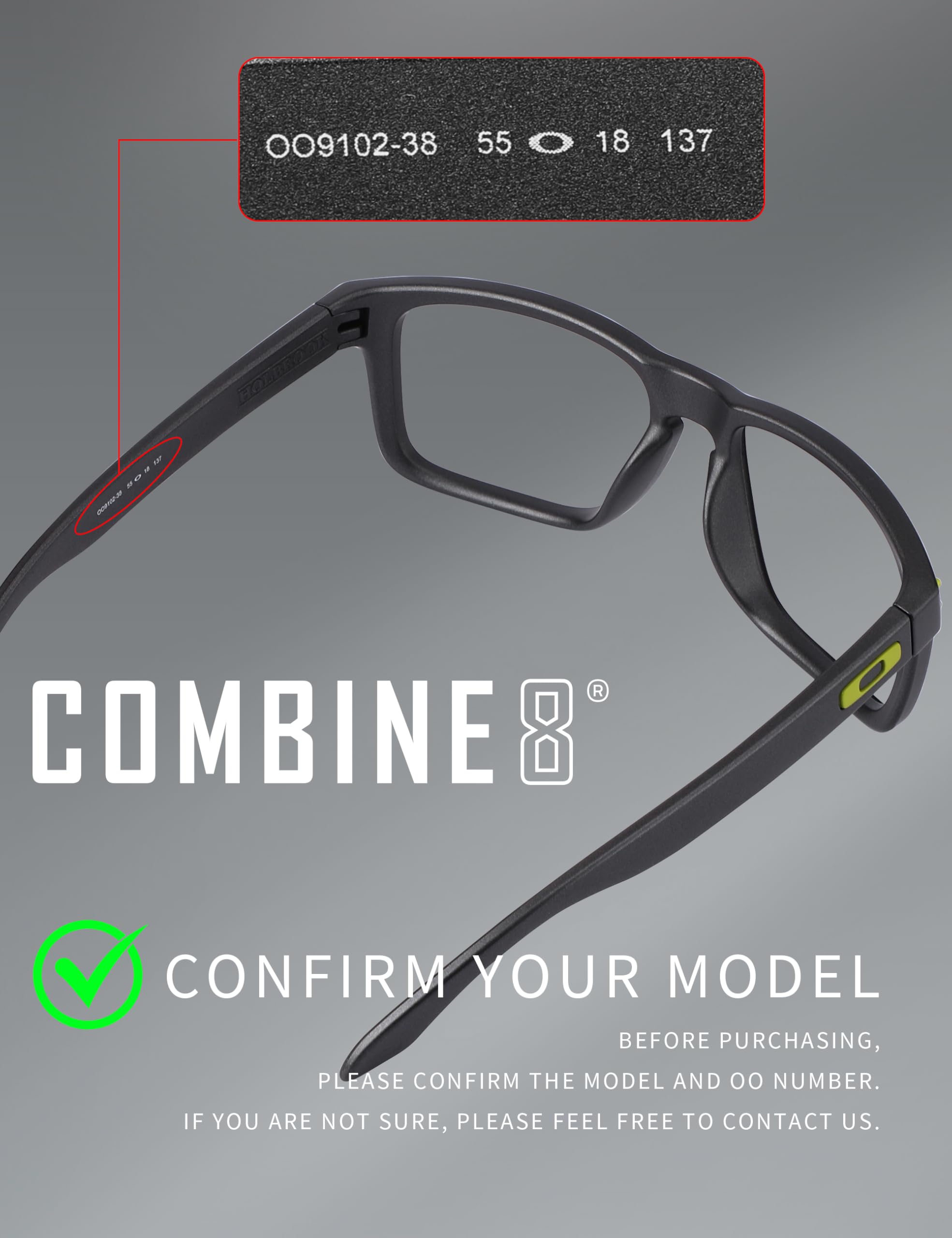 Lentes de repuesto con protección UV para RayBan Meta Headliner RW4009 50 mm, resistentes a los arañazos, naranja fotocromático, no polarizado
