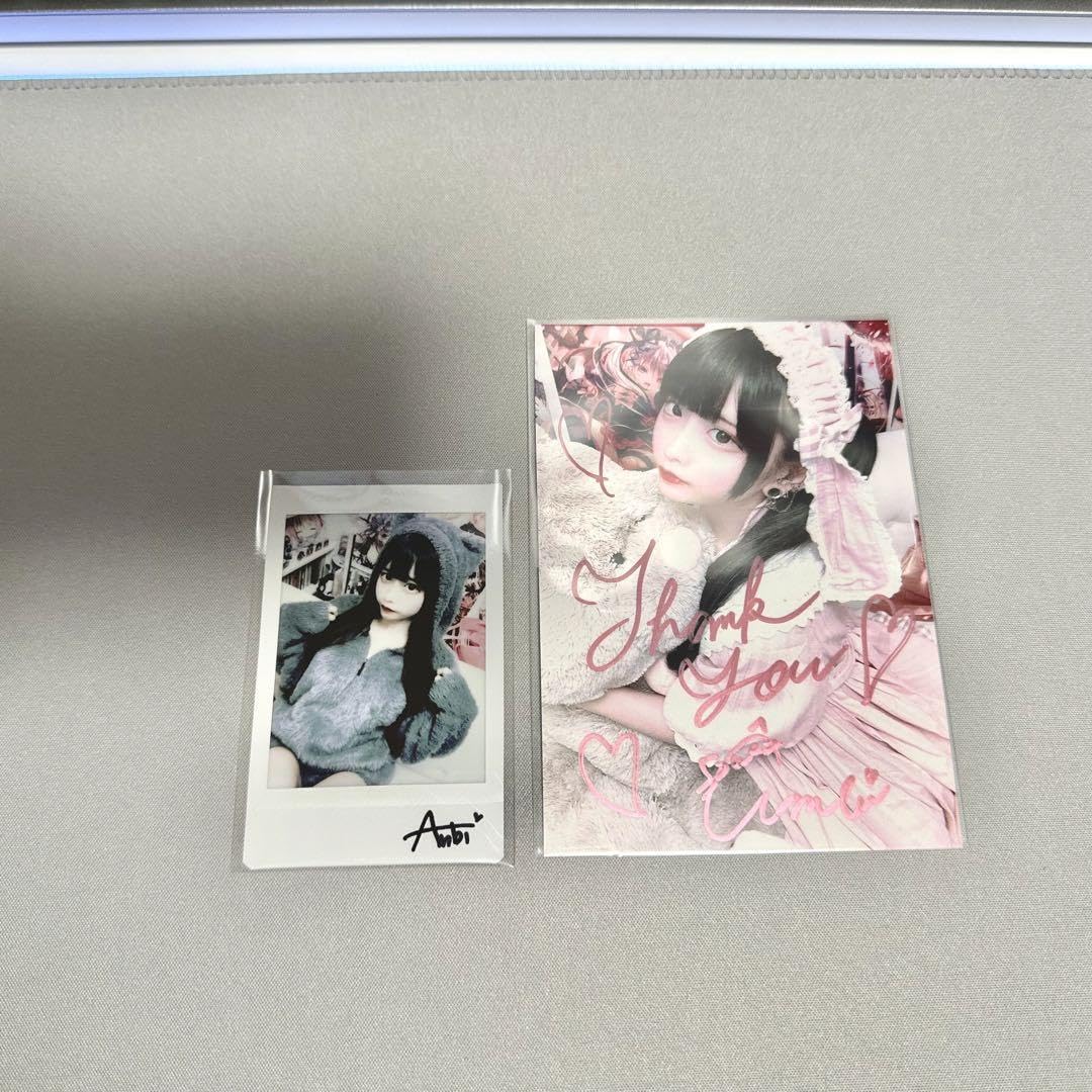 Amazon.co.jp: 暗黒微笑 あんびちゃん チェキ 写真 サイン : 文房具