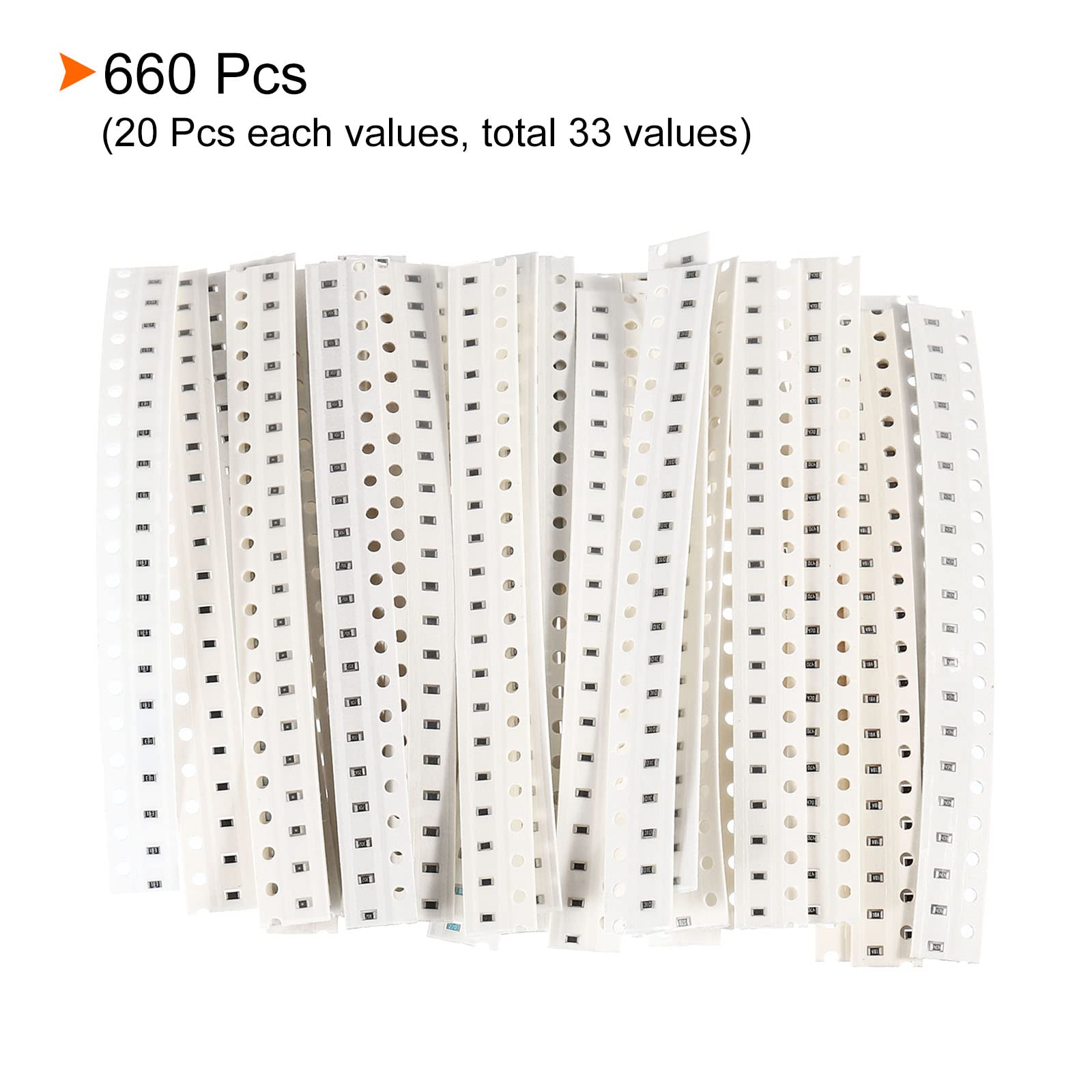 Resistor Value Kit Patikil 1206 Smd Resistor Kit 1280pcs 64 Values 0r 