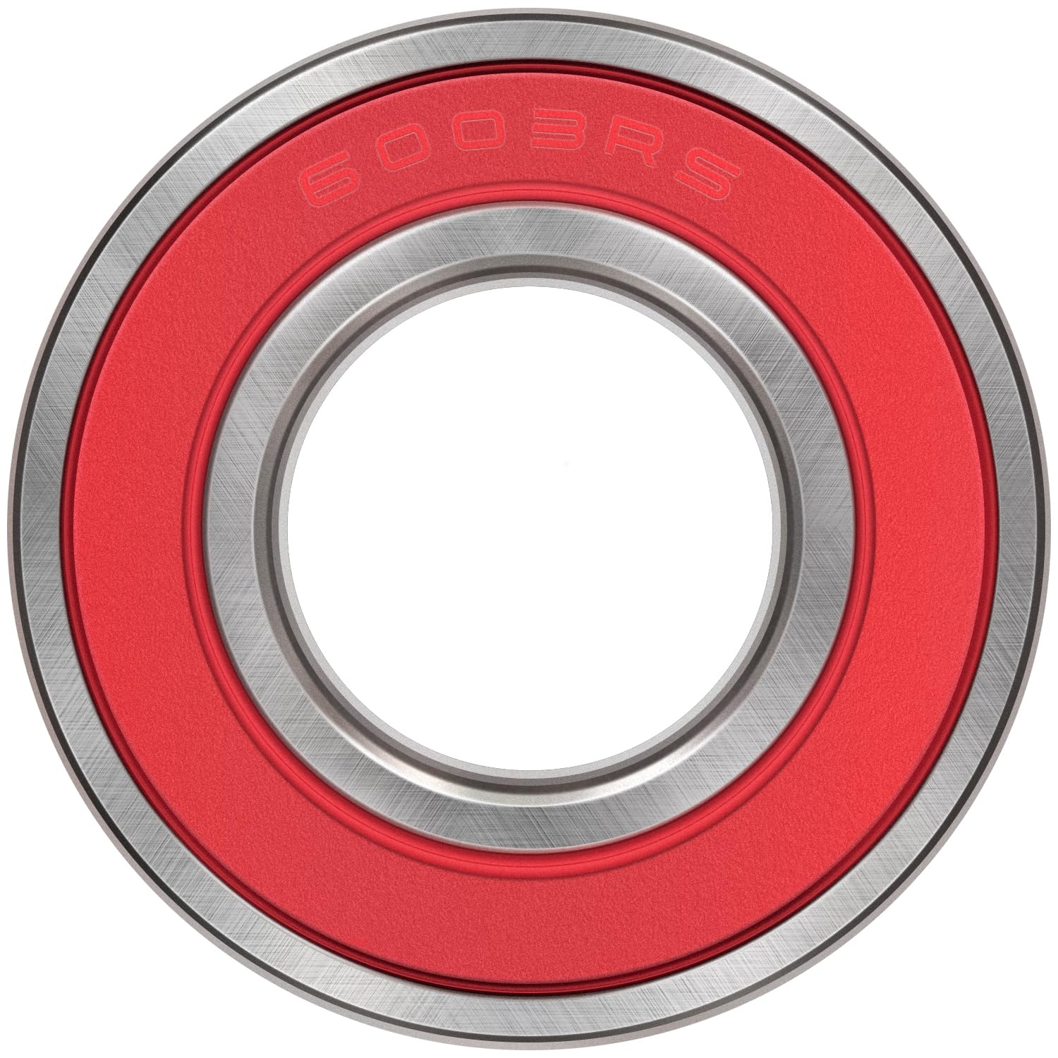 Bonbo 10 Pcs 6003-RS(2RS) Seal Bearings 17x35x10mm,Steel and Double Rubber Seal,Deep Groove Ball Bearings