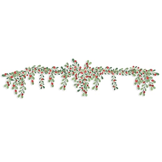 Martha Stewart Greenery Garland with Foil Accents