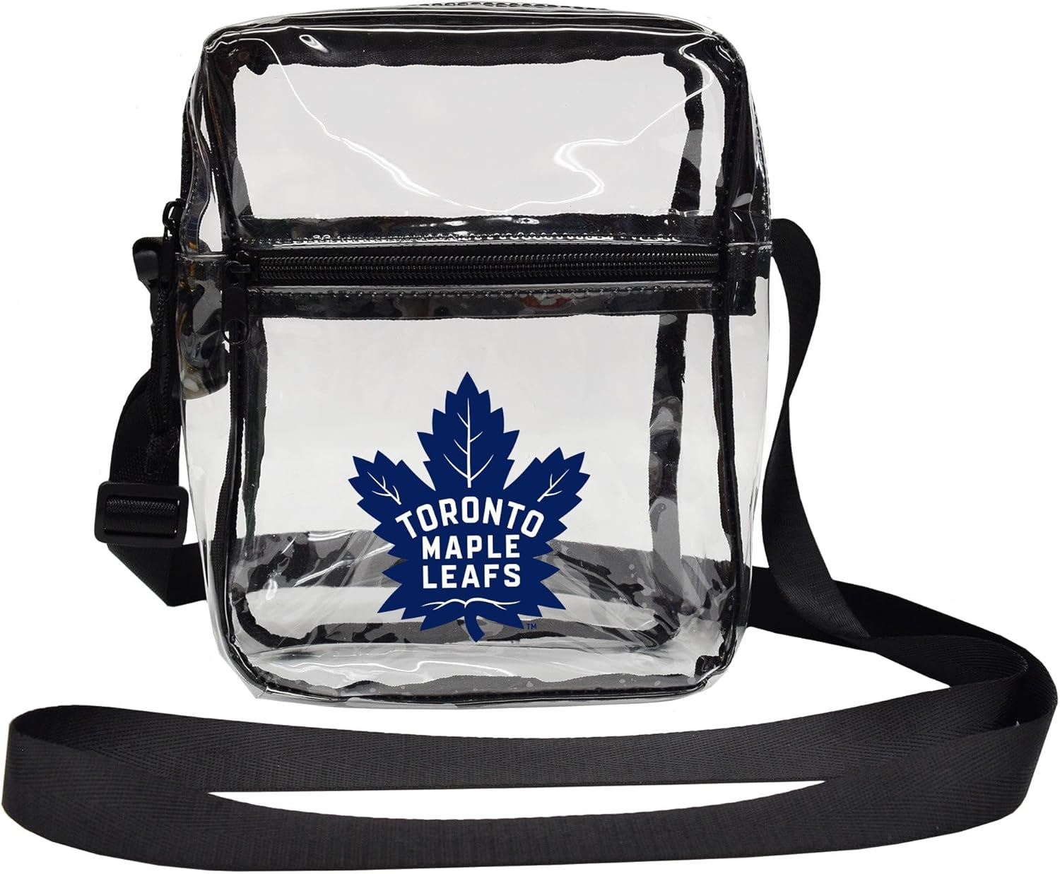 Little Earth 501328-LEAF: Toronto Maple Leafs Clear Sideline Purse