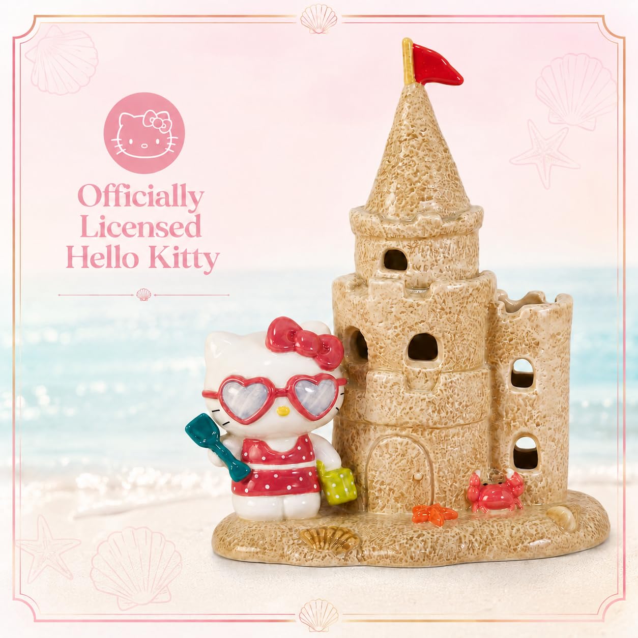 Amazon.com: Blue Sky Clayworks Hello Kitty Sand Castle Tea Light