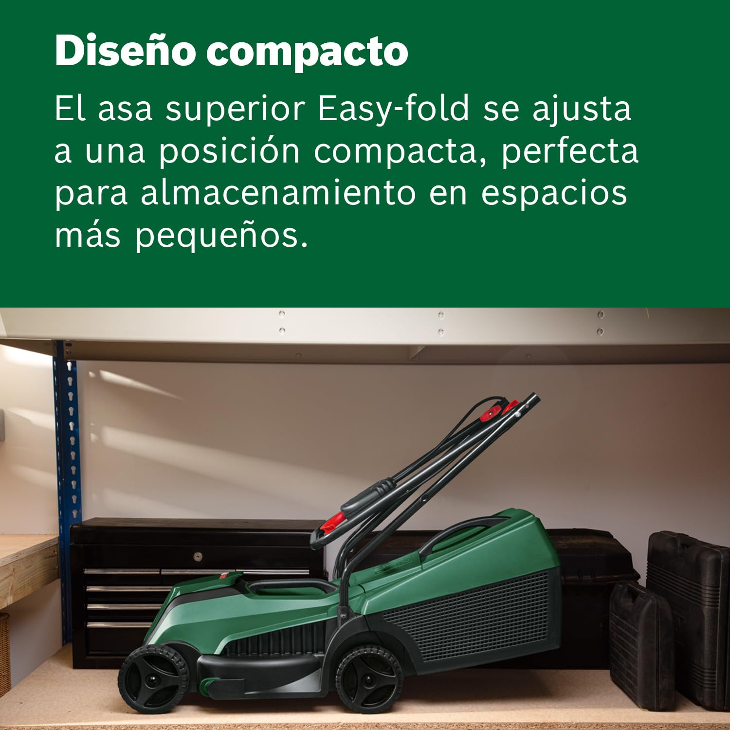 Bosch cortacésped a batería EasyMower 18V-32-200 | 1 batería de 4,0 Ah, sistema 18 V, anchura de corte: 32 cm