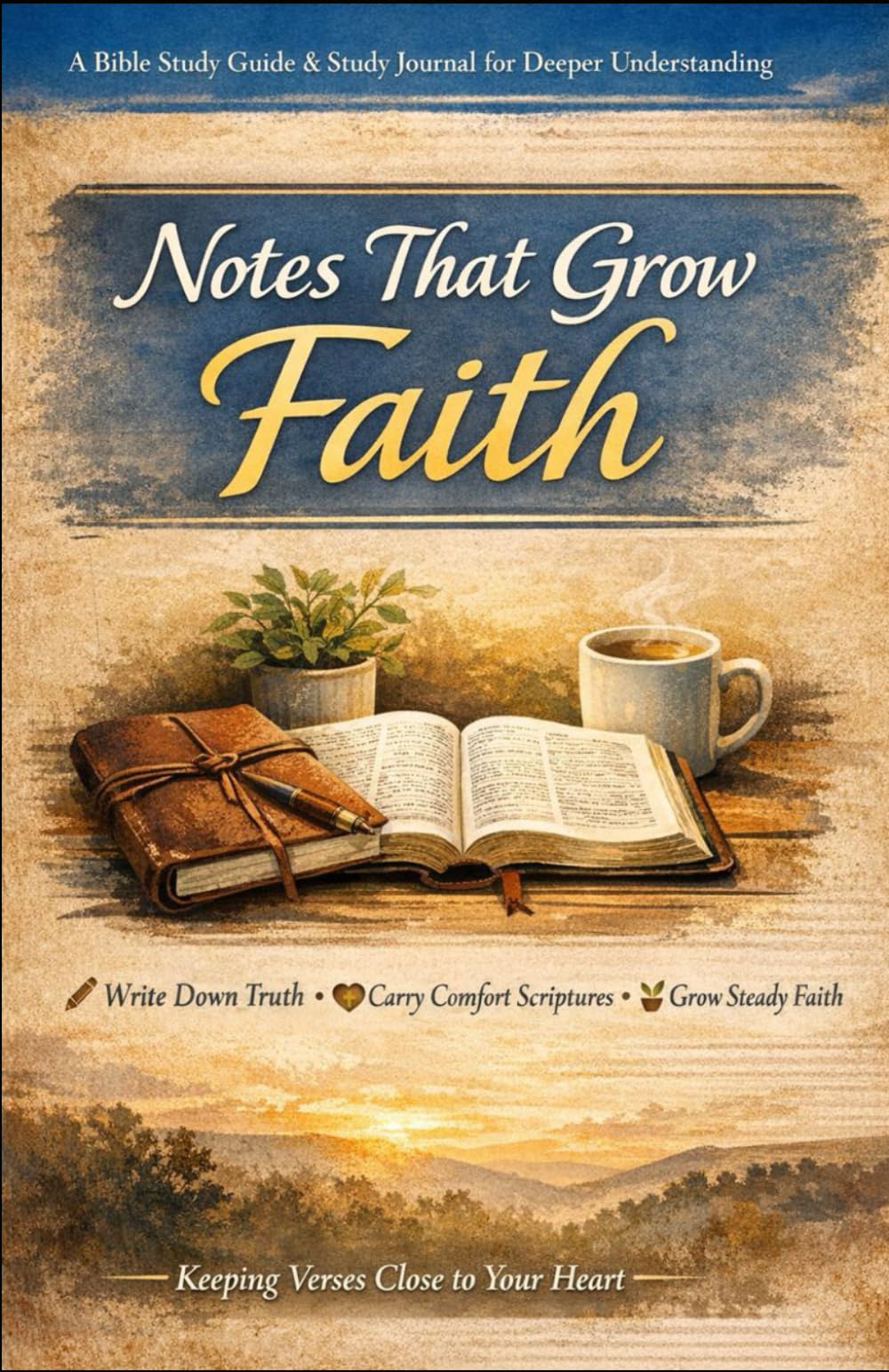 Notes That Grow Faith: A Bible Study Guide and Study Journal for Deeper Understanding