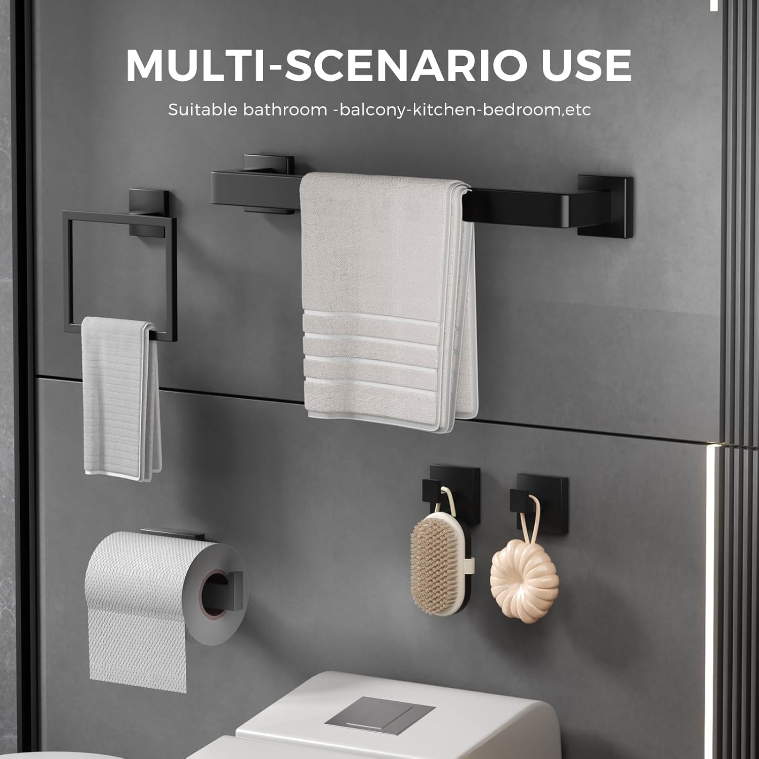 バスルームアクセサリーセット ブロンズ トイレットペーパーロール