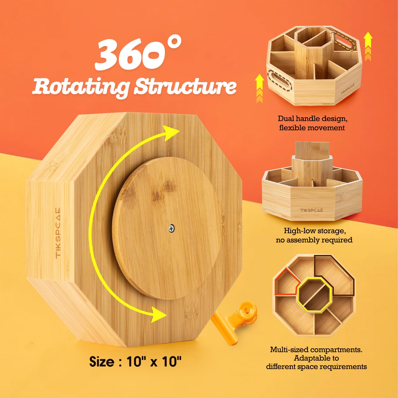 Ohuhu Organisateur De Marqueurs En Bambou - Rangement Bureau 126 Marqueurs 18 Compartiments