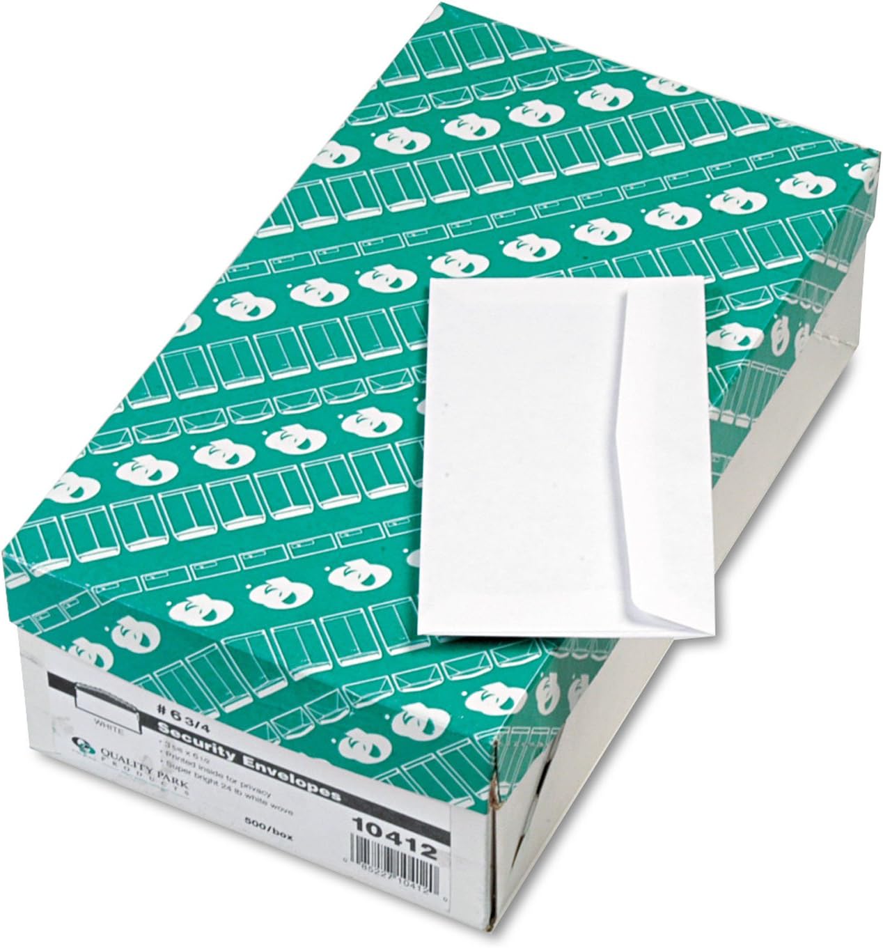 Quality Park 10412 Security Env, No. 6-3/4, 3-5/839;39; QUA10412