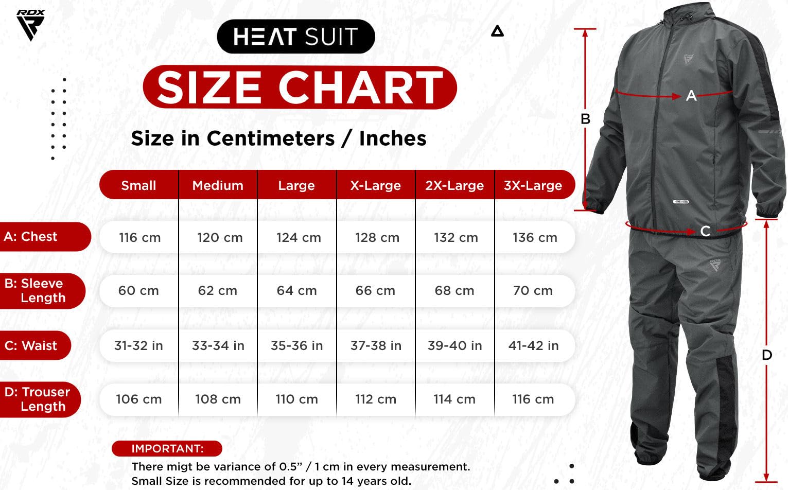 RDX Tuta Sauna Dimagrante Uomo Donna, Oeko Tex 100 Certificato, Tuta per Sudare Sport Fitness Boxe MMA Palestra Yoga Set