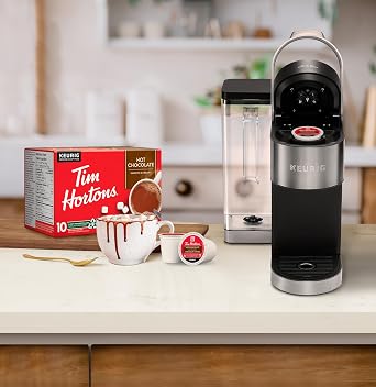 Tim Hortons Original Hot Chocolate, Single Serve Keurig K-Cup Pods, 10 Count