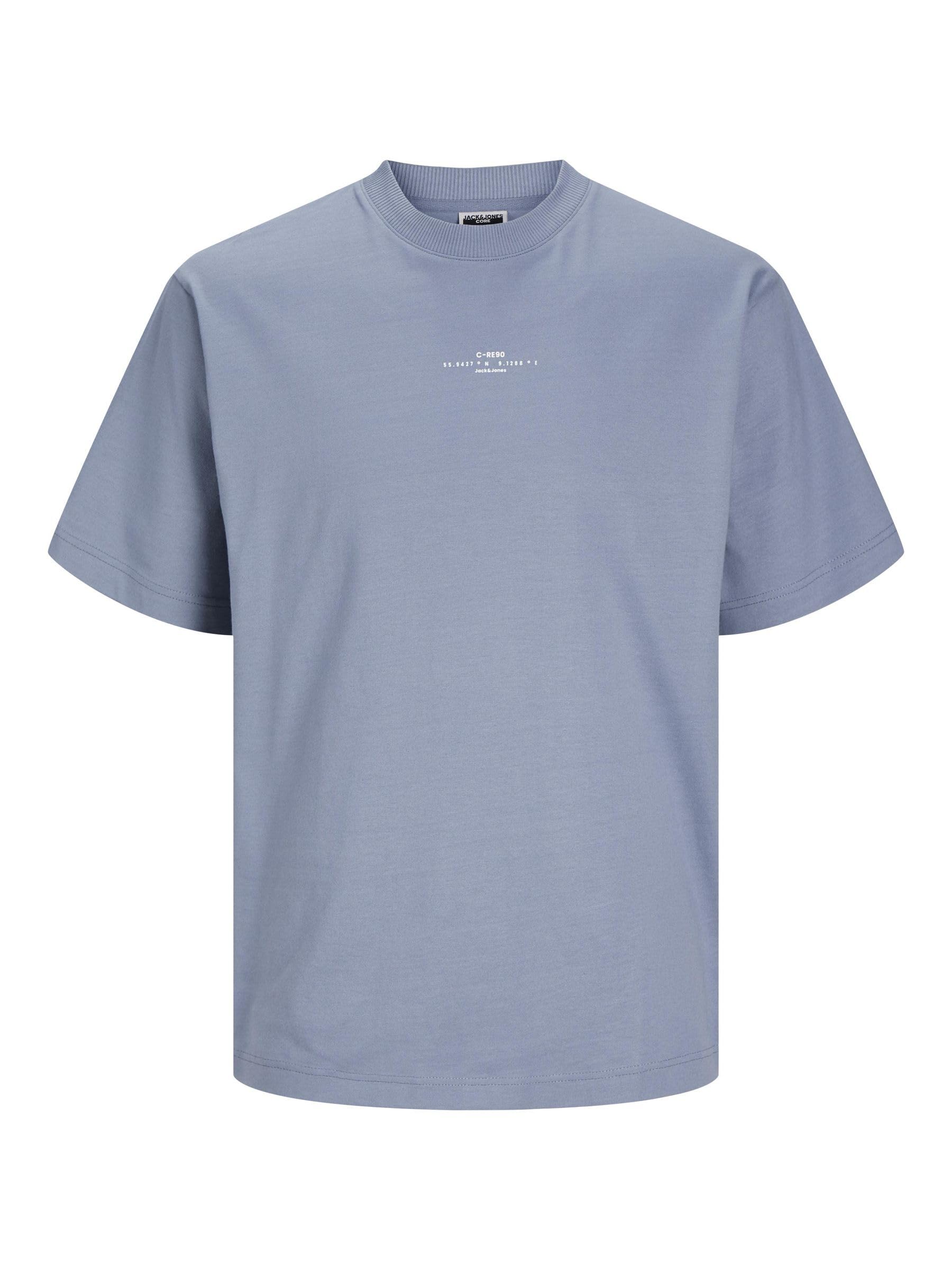 JACK&JONES JCOSOLARRIZE Tee SS Crew Neck LN, Flint Stone, S