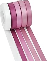 Vista 12 de Cinta de terracota de 1 pulgada, 6 rollos de cinta de satén surtido de naranja quemado para bodas, fiestas de fiestas, envoltura de regalos, lazos