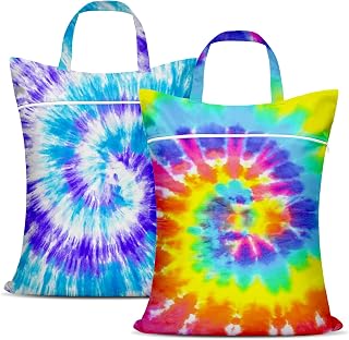 2 Pcs Large Travel Laundry Bag Waterproof With Handle - Washable for Dirty Clothes, Wet Dry Bag for Bathing Suit, Workout, Gym, Swimming Pool, College Dorm
