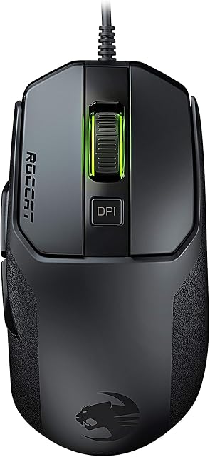 Roccat, Kain 100 AIMO, Mysz Gamingowa RGB bez Podkładki pod Mysz, Czarny