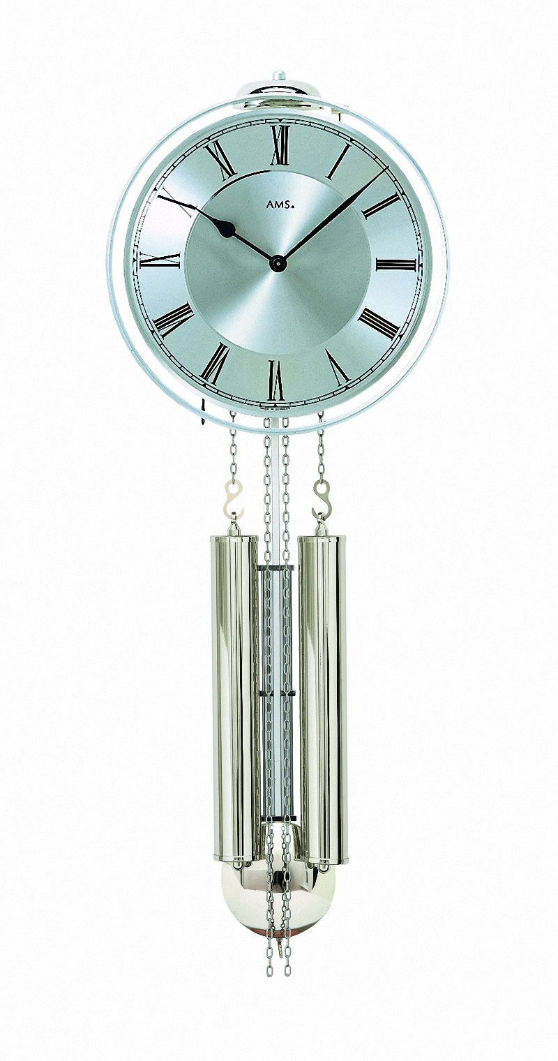 AMS h358 doméstica Reloj, Madera, Multicolor, 33 x 27 x 15 cm