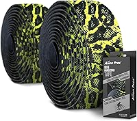 Vista 18 de ALIEN PROS Cinta para manillar de bicicleta de poliuretano (juego de 2) negro, rojo, blanco, rosa, azul, mejora el agarre de tu bicicleta con estas