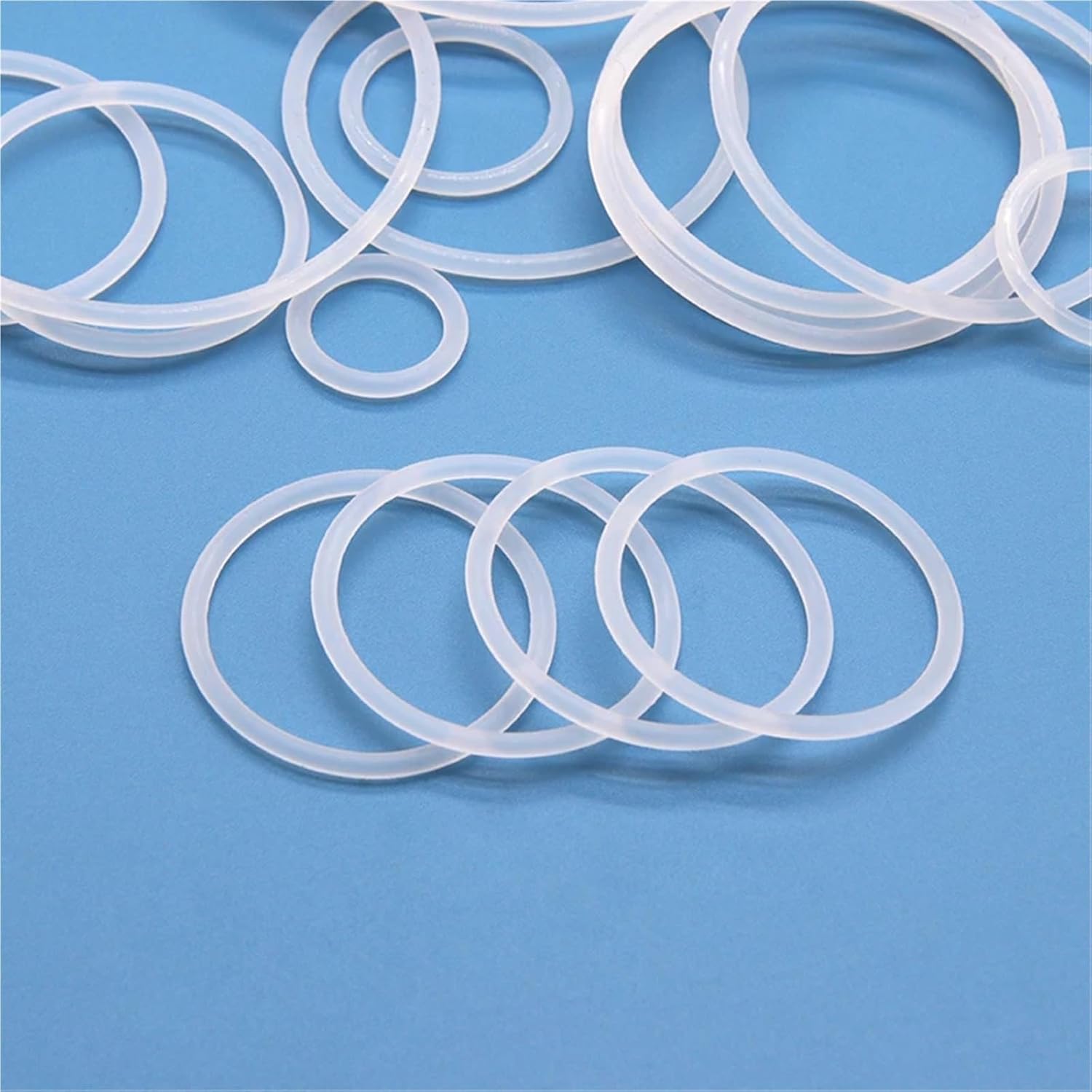 4mm White Rubber Seal Rings OD 5-100mm Grade Silicone O-Ring(OD 12mm)