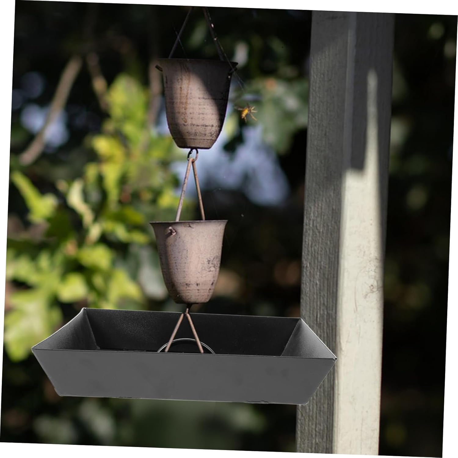 Home Rain Chain Decorative Rain Chain for Gutters Basin Gutter Diverter