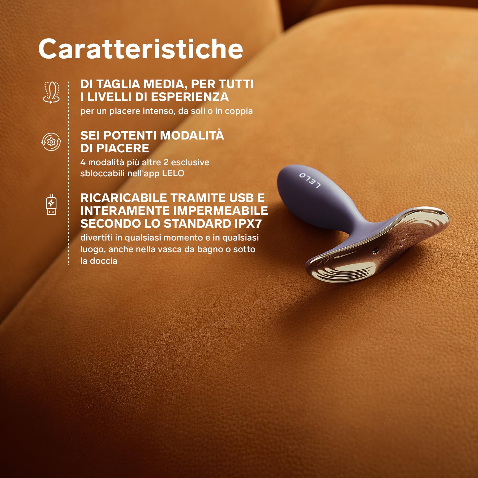 LELO SURFER 2 Plug-anale Dilatatore Donna Vibrante con 6 Modalità di Piacere, Plug-anale Dilatatore Uomo, Plug Anale Silicone, Anal Plug, Vibratore Anale, Giochi Sessuali per Uomo, Purple