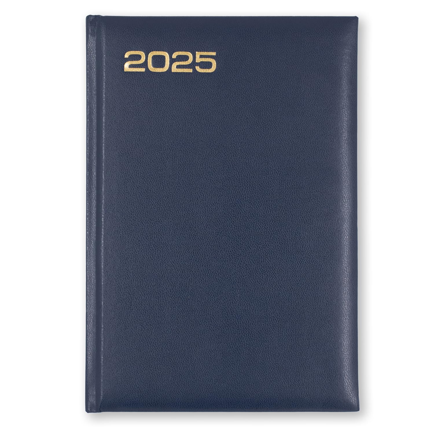 Mahavir Standard Diary 2025 | A5 Size | One-Day-to-a-Page New Year Diary with Thumb-Cut Indexes | 424 pages | Vinyl/Acrylic Coated Cover Material | (Blue)