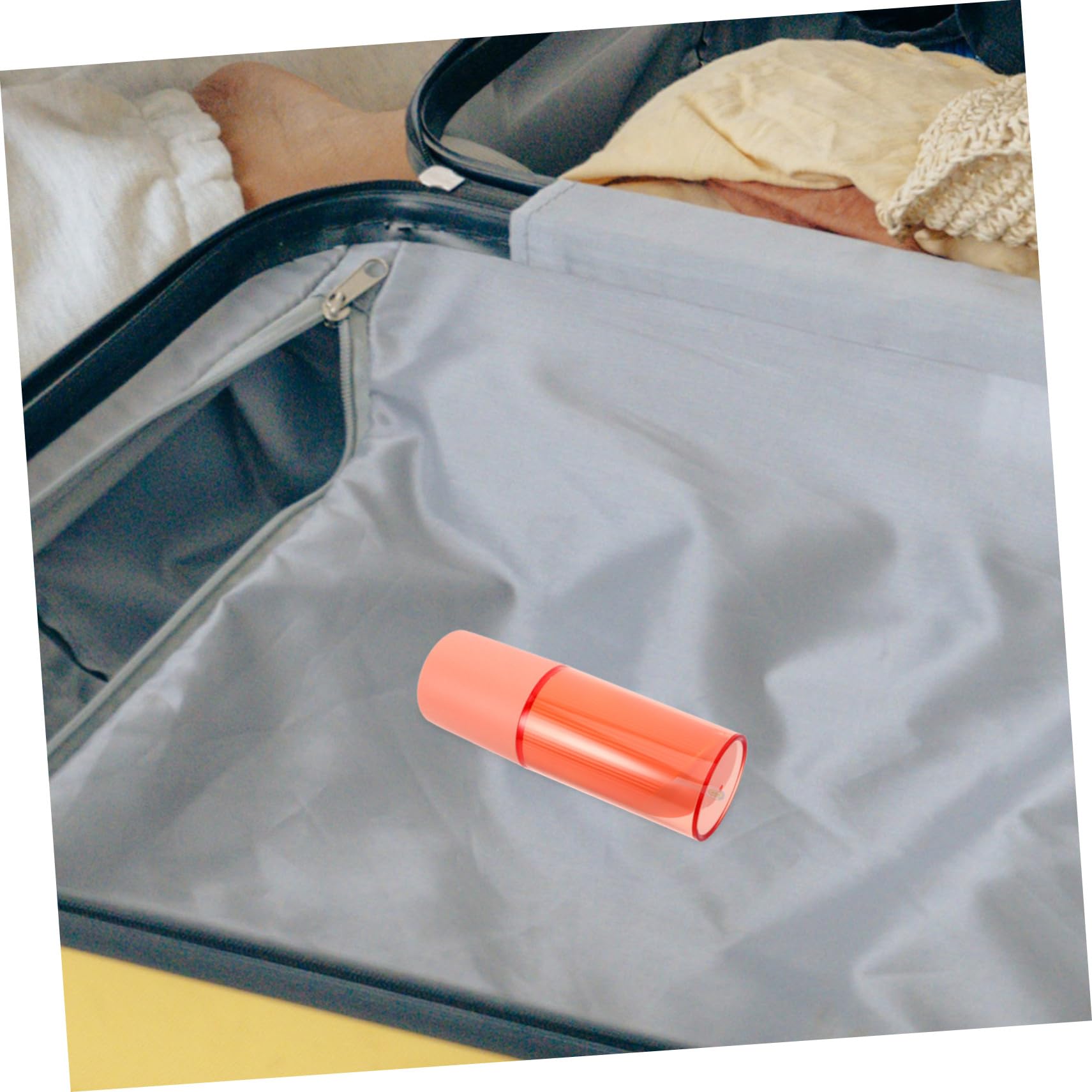1 étui de voyage portable pour brosse à dents et dentifrice - Bleu