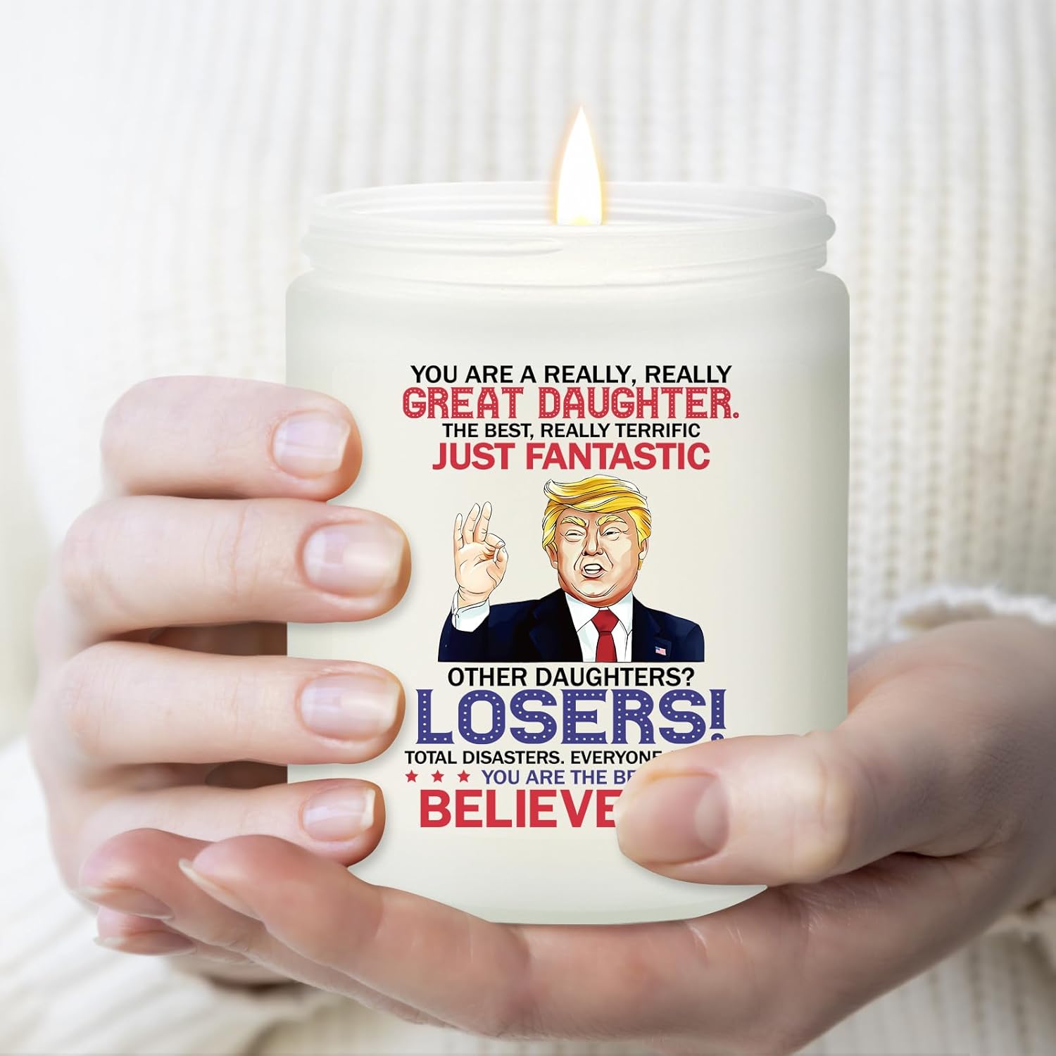 Daughter Gifts from Mom Dad - Valentines Day Gift for Daughters - Birthday Christmas Mothers Day Gifts for Daughter - Candle - Image 4