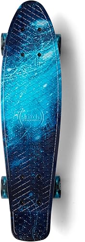 Miniatura 3 de SKITCH Juego completo de regalo de monopatín para todas las edades con mini tabla de crucero de 22 pulgadas  mochila de monopatín  herramienta de