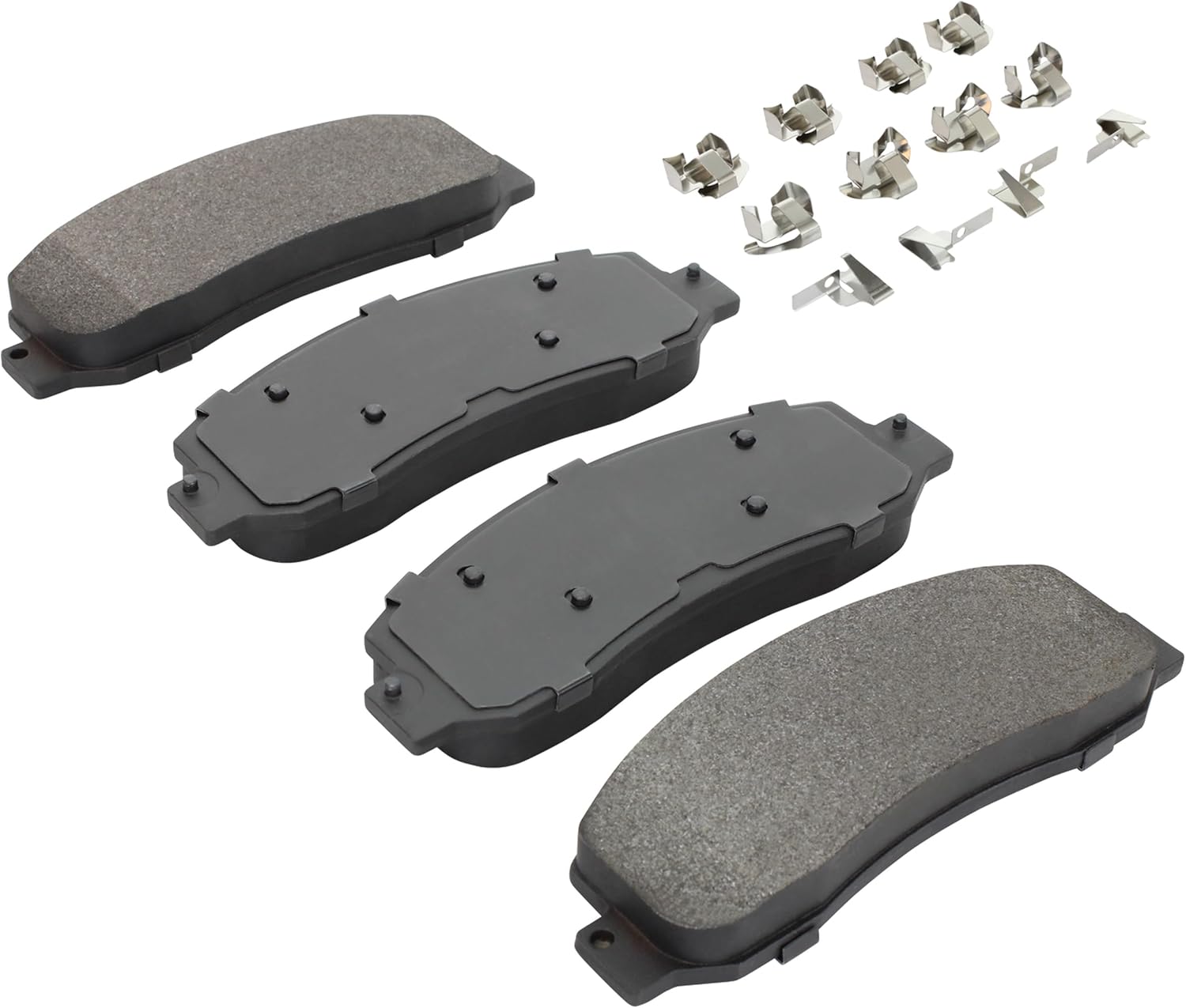 QUALITY-BUILT Front Semi-Metallic Brake Pads, Premium 1001-1069M, Compatible with 2005-2012 Ford (F-250 Super Duty,F-350,F-350 Super Duty,F-450 Super Duty,Lobo)