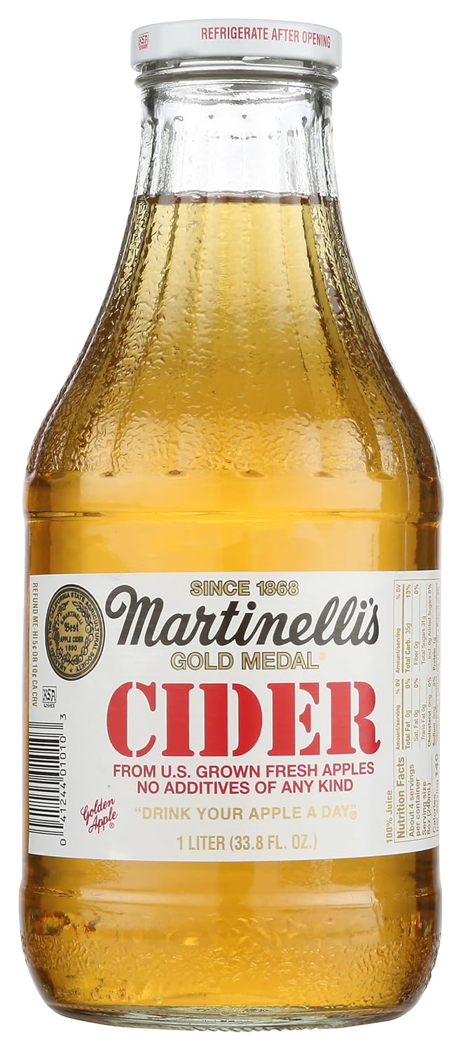 Martinelli's Cider, Kosher, 33.8 Fluid Ounces (Pack Of 6)