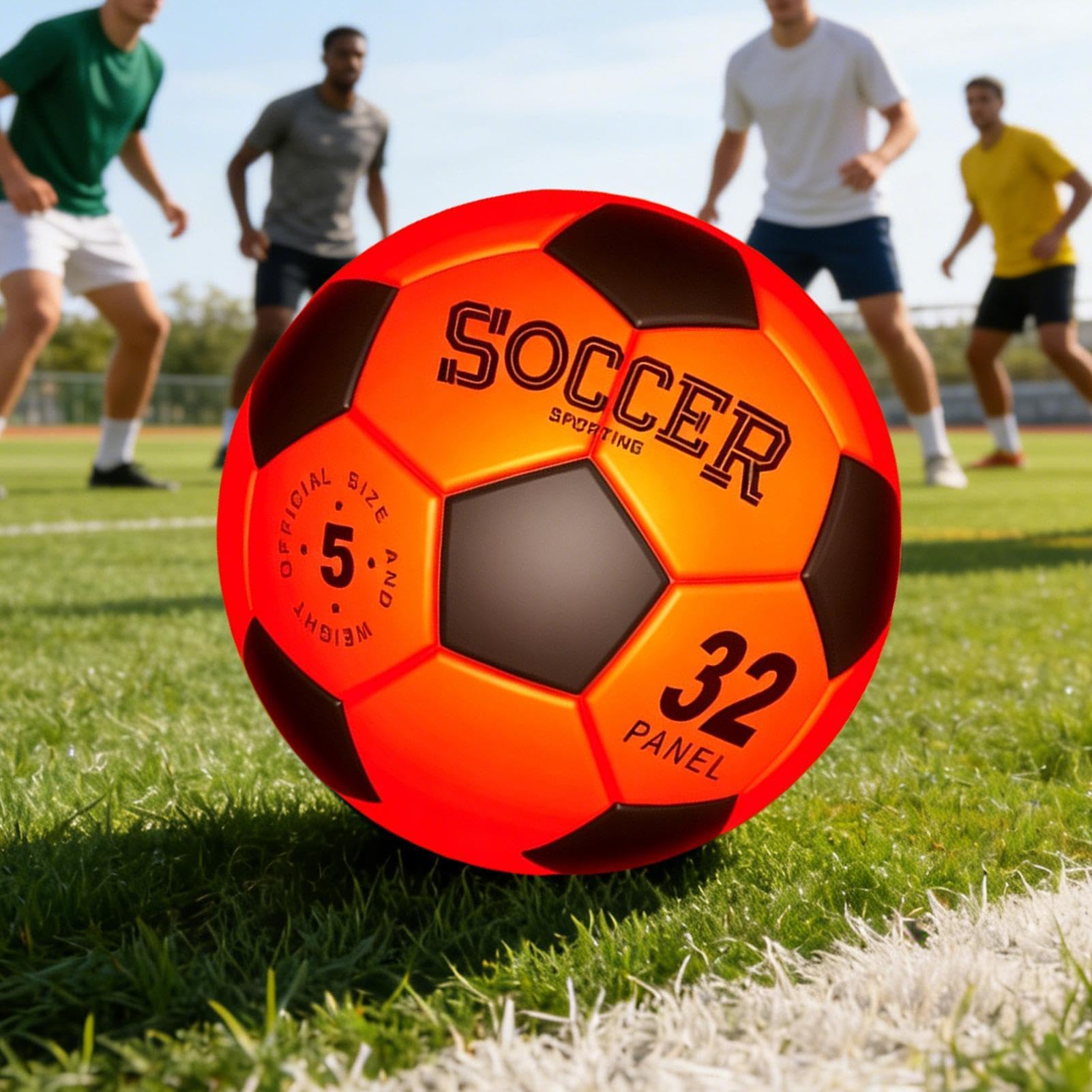 Pallone da Calcio Illuminato Ricaricabile Misura 5 Pompa Inclusa | Giochi di Calcio LED Luminosi per Ragazzi 8-15 Anni Bambini Ragazzi Adulti Sport Esterno Compleanno Giardino Cortile Fuori