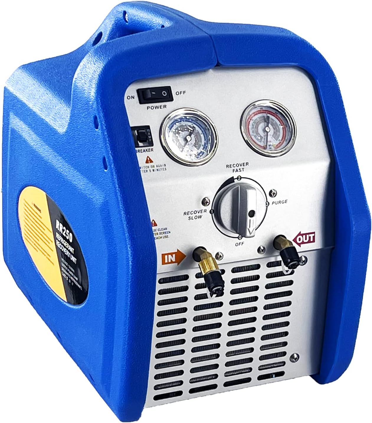 3/4 HP Single Cylinder Refrigerant Recovery Machine