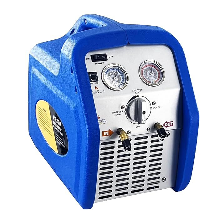 Buy 3/4HP Single Cylinder Refrigerant Recovery Machine, 110V120V 60Hz