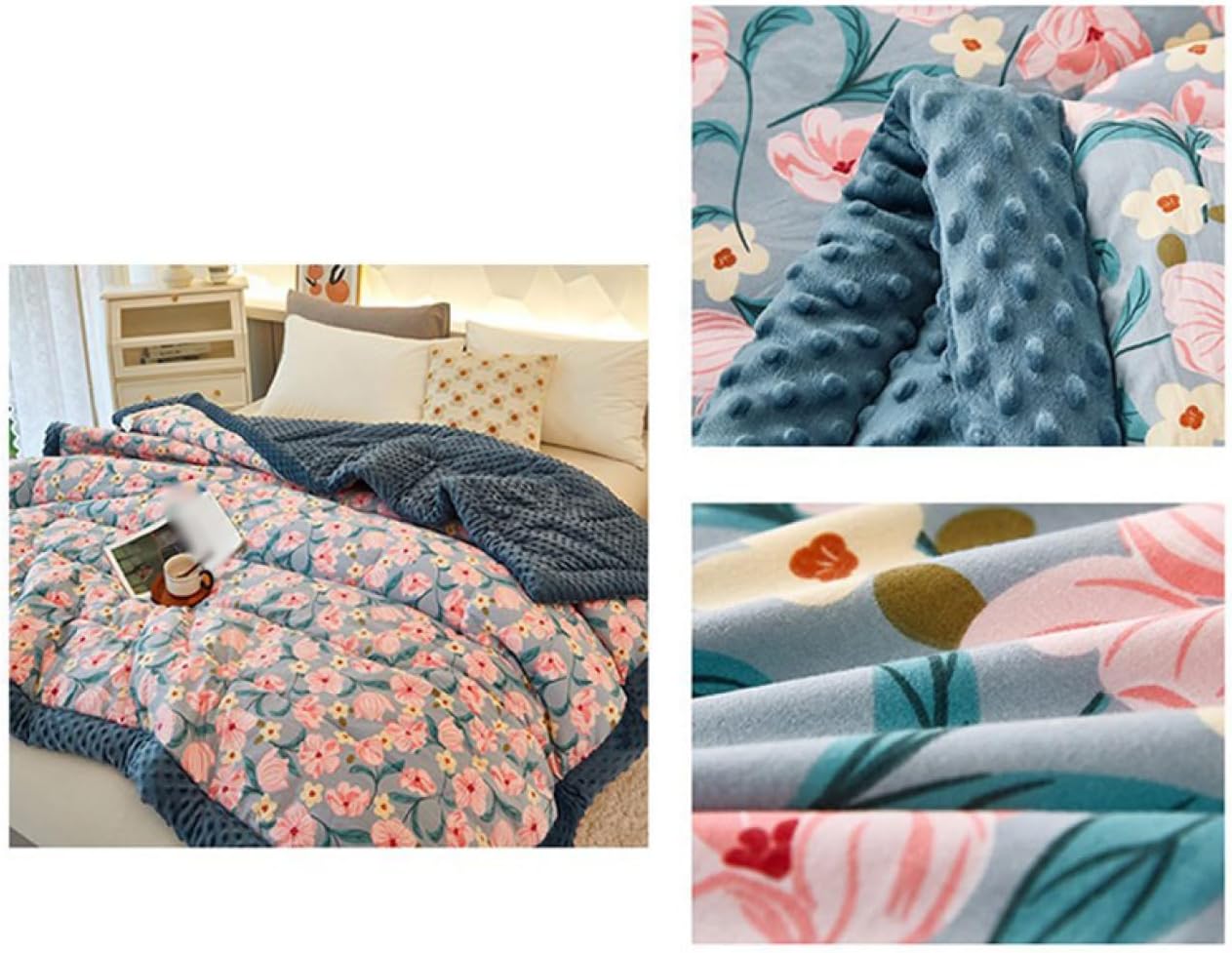 シングル厚手暖かいキルトと昼寝用キルト(柄13 シングル 200 x 230cm)