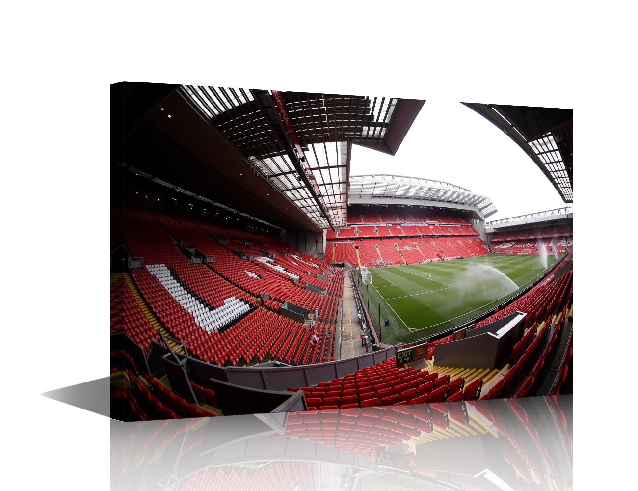 TISHIRON Anfield Stadium, Liverpool Poster Canvas Wall Art Painting 1 Panel Wall Pictures for Bedroom Wall Decor Ready to Hang 60x 90cm