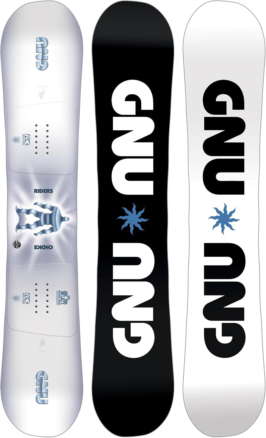 GNU Riders Choice Men’s Snowboard – 161.5cm