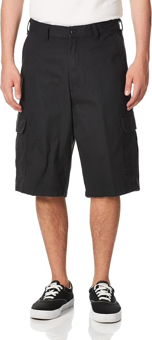 13 Inch Loose Fit Twill Cargo Short 
