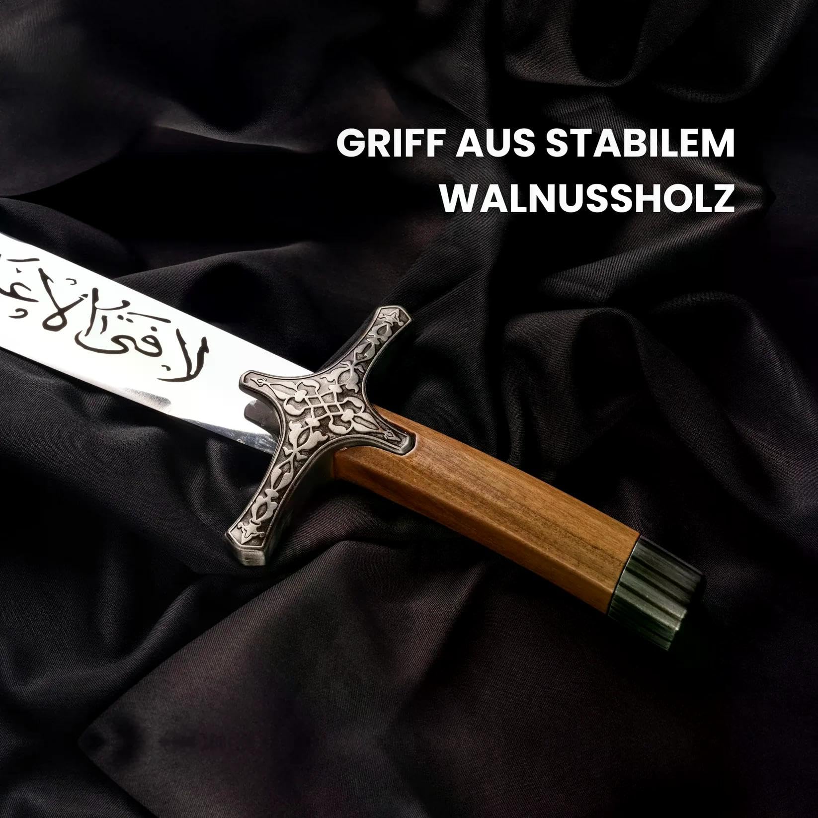 Zülfikar Hz. Ali Schwert Edelstahl Imam Ali Zulfiqar Deko Religiöses Ramadan Geschenk Premium Qualität kilicsarayi Zülfikar Kilic