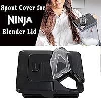 Vista 5 de Tapa de boquilla de repuesto para tapa de licuadora Ninja, cubierta de boquilla de repuesto para jarra cuadrada de 72 onzas, adecuada